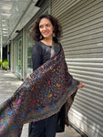 Kashmiri Floral Stole-cum-Shawl