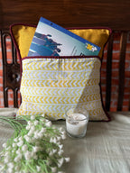 Reading Cushion Cover ( 12"x12" ) - Yellow