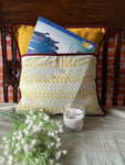 Reading Cushion Cover ( 12"x12" ) - Yellow