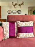 Fusion Cushion Cover - White + Pink Khun
