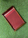 Wooden Tray - Large - Maroon Khun