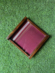 Wooden Tray - Medium - Maroon Khun