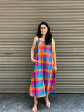 Woman's Casual Dress - Checks
