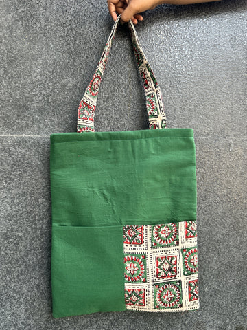 Cotton Tote Bag - Green