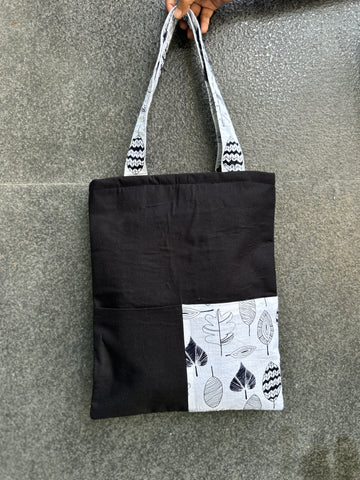 Cotton Tote Bag - Black