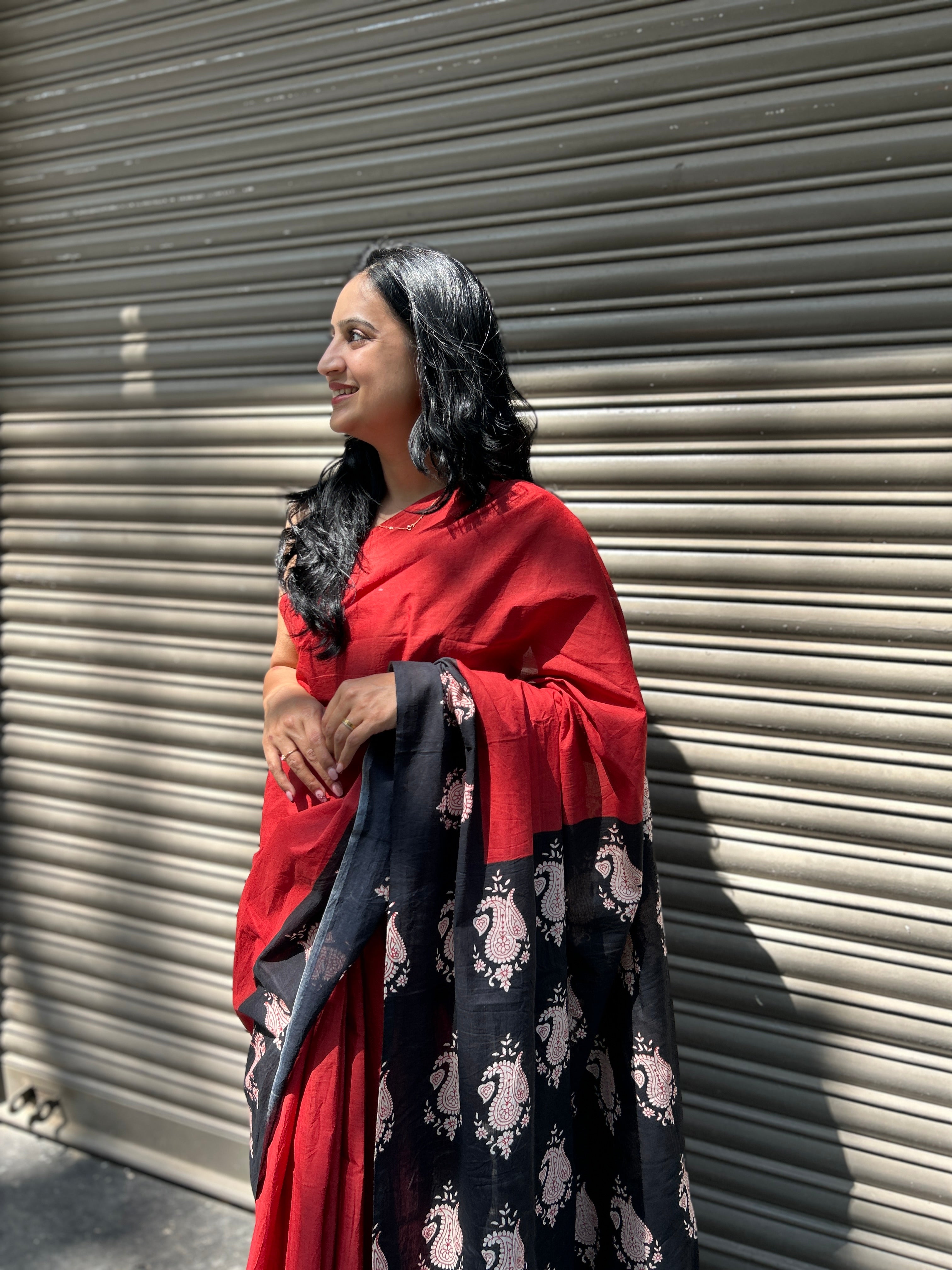 Baagru Mul Cotton Saree