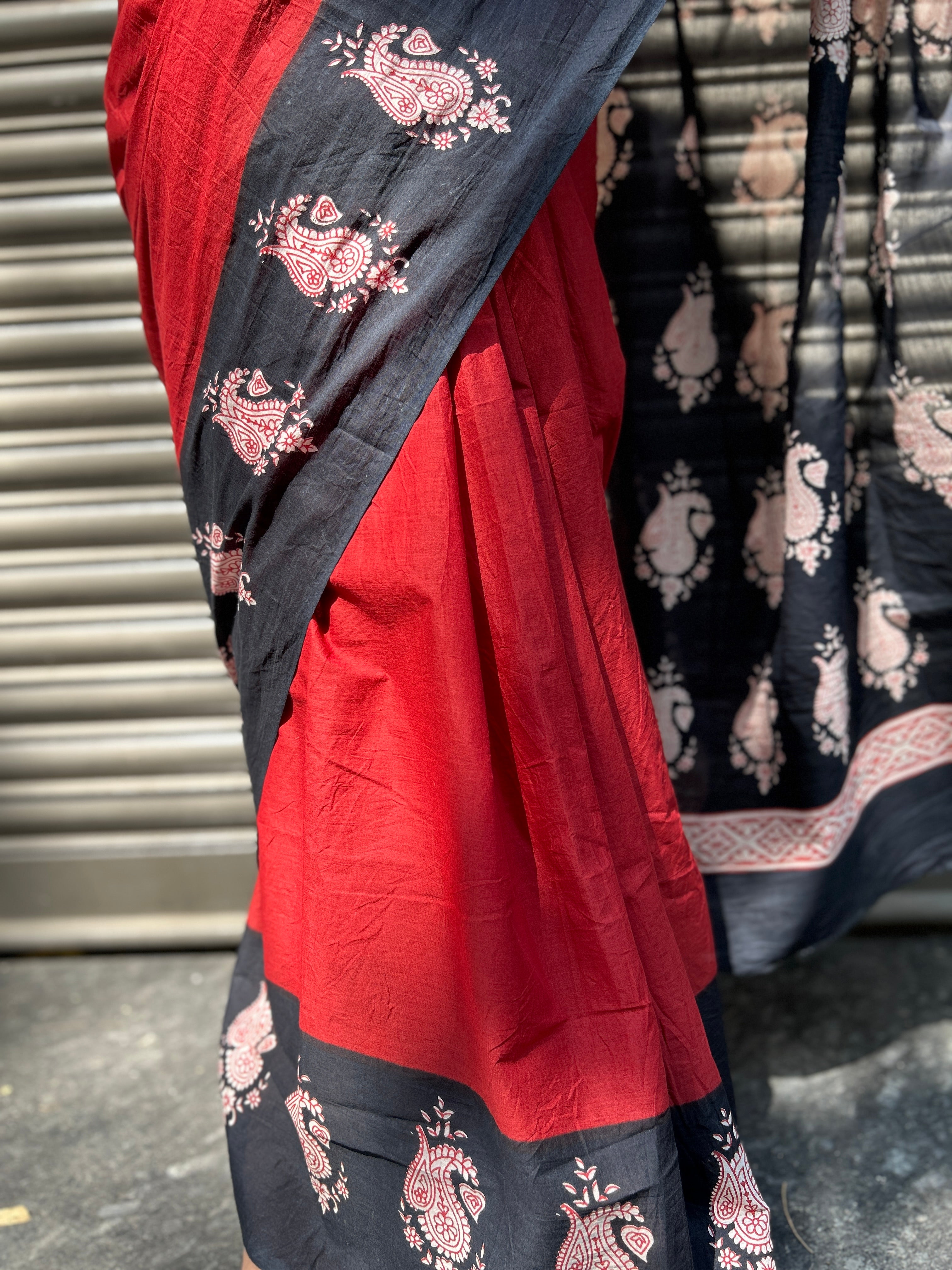 Baagru Mul Cotton Saree