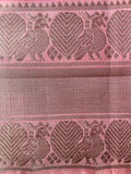 Mangalagiri Pattu Silk Top Material - Light Pink