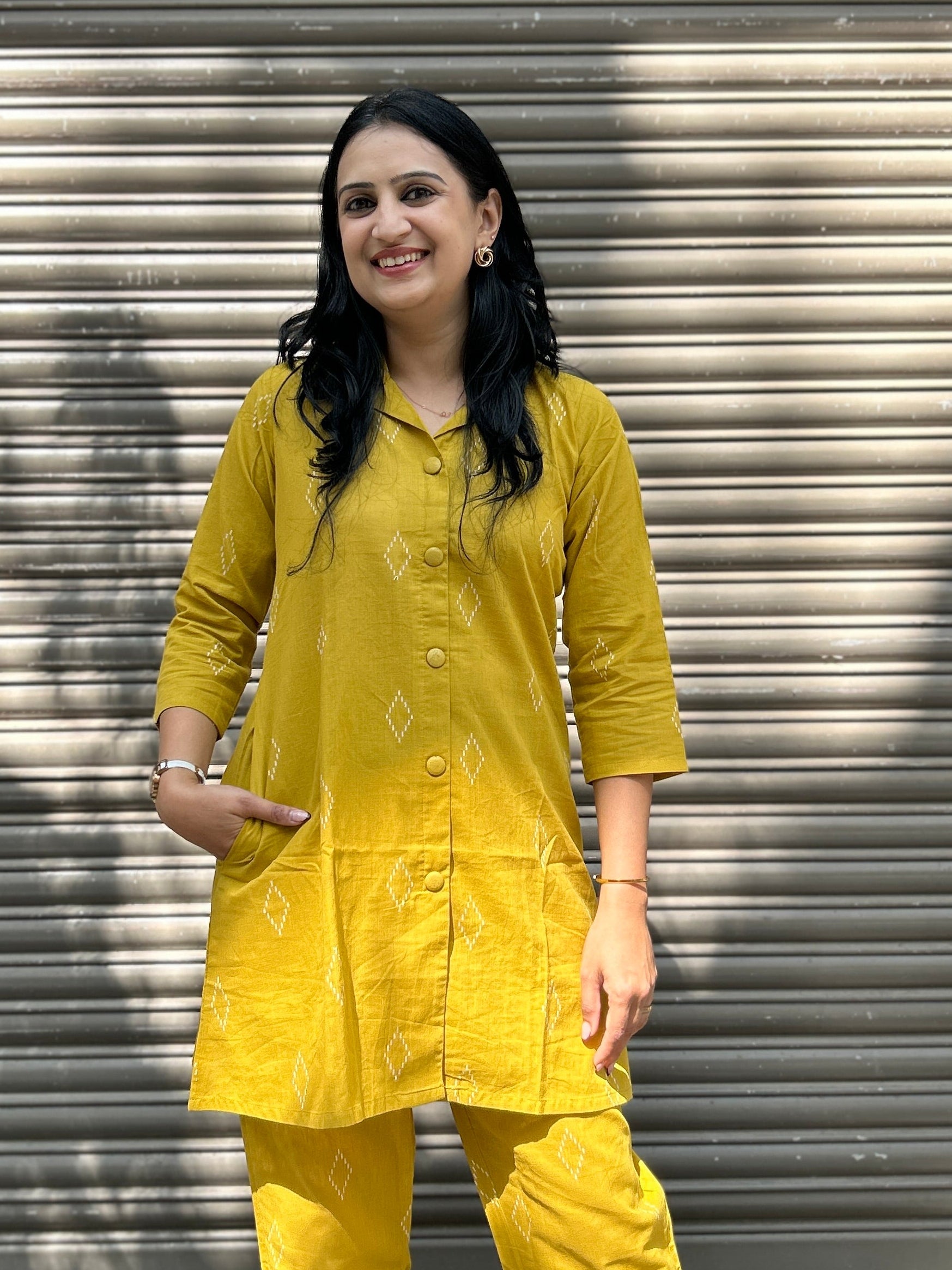 Woman's Co-Ord Set - Mustard