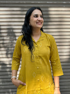 Woman's Co-Ord Set - Mustard