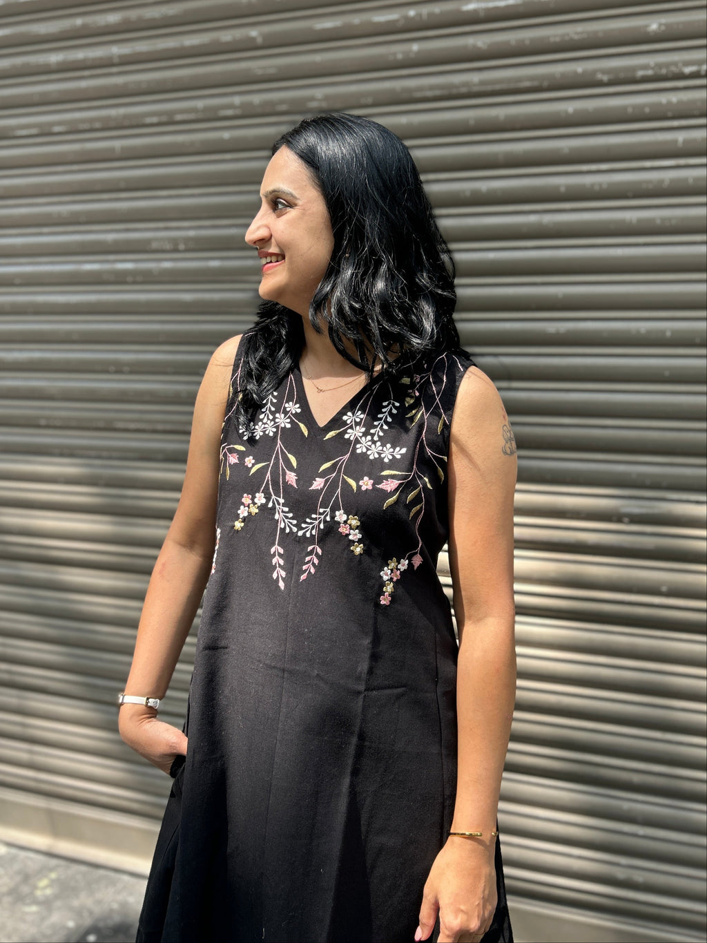 Woman's Casual Dress - Black