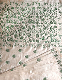 Cotton Silk Saree with Kantha Work