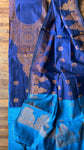 Festive Silk Suit Set - Blue