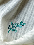 RUI - Organic Cotton Stole with Embroidery