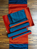 Table Mat & Table Runner Set - Orange + Blue