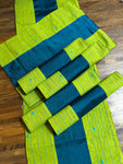 Table Mat & Table Runner Set - Green + Blue Khun