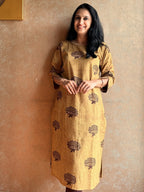 Bahaar - Organic Cotton Woman's Kurta - Brown
