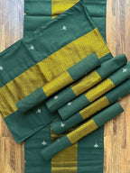 Table Mat & Table Runner Set - Green & Yellow Khun