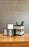 Wooden Pen stand & Card Holder