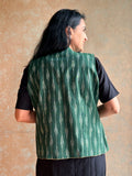 Bahaar - Organic Cotton Woman's Reversible Jacket - Yellow