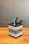 Wooden Pen stand & Card Holder