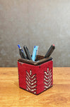 Wooden Pen stand & Card Holder