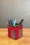 Wooden Pen stand & Card Holder