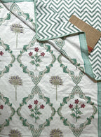 Sanganeri Single Dohar - Green