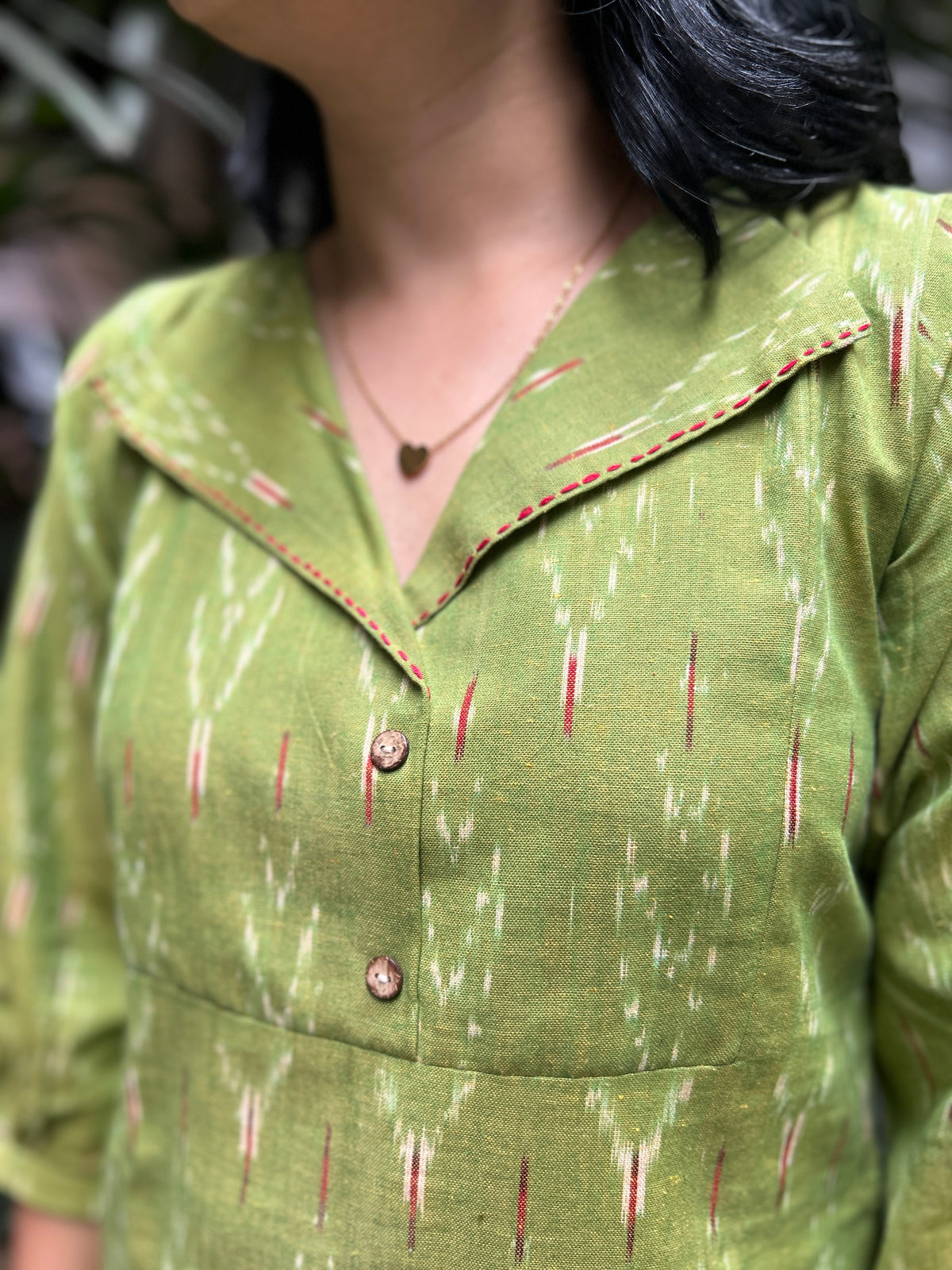 Cotton Casual Kurti - Light Green