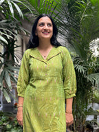 Cotton Casual Kurti - Light Green