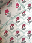 Baagh Double Bedsheet - Pink