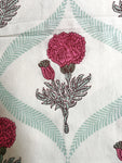 Baagh Double Bedsheet - Pink