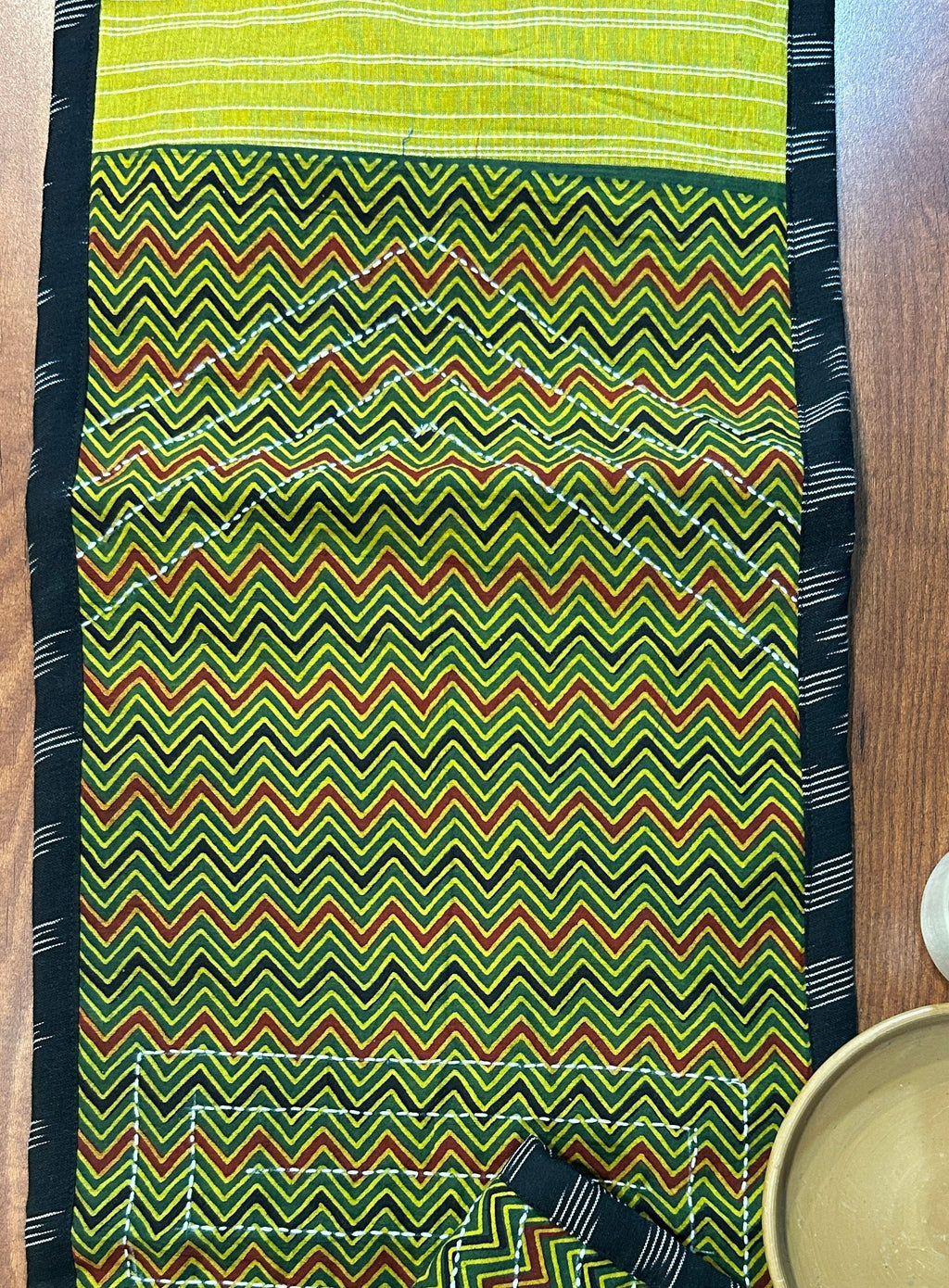 Patchwork Table Runner - Green