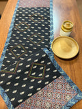 Patchwork Table Runner - Black Butti