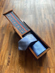 Wooden Sliding Box - Blue