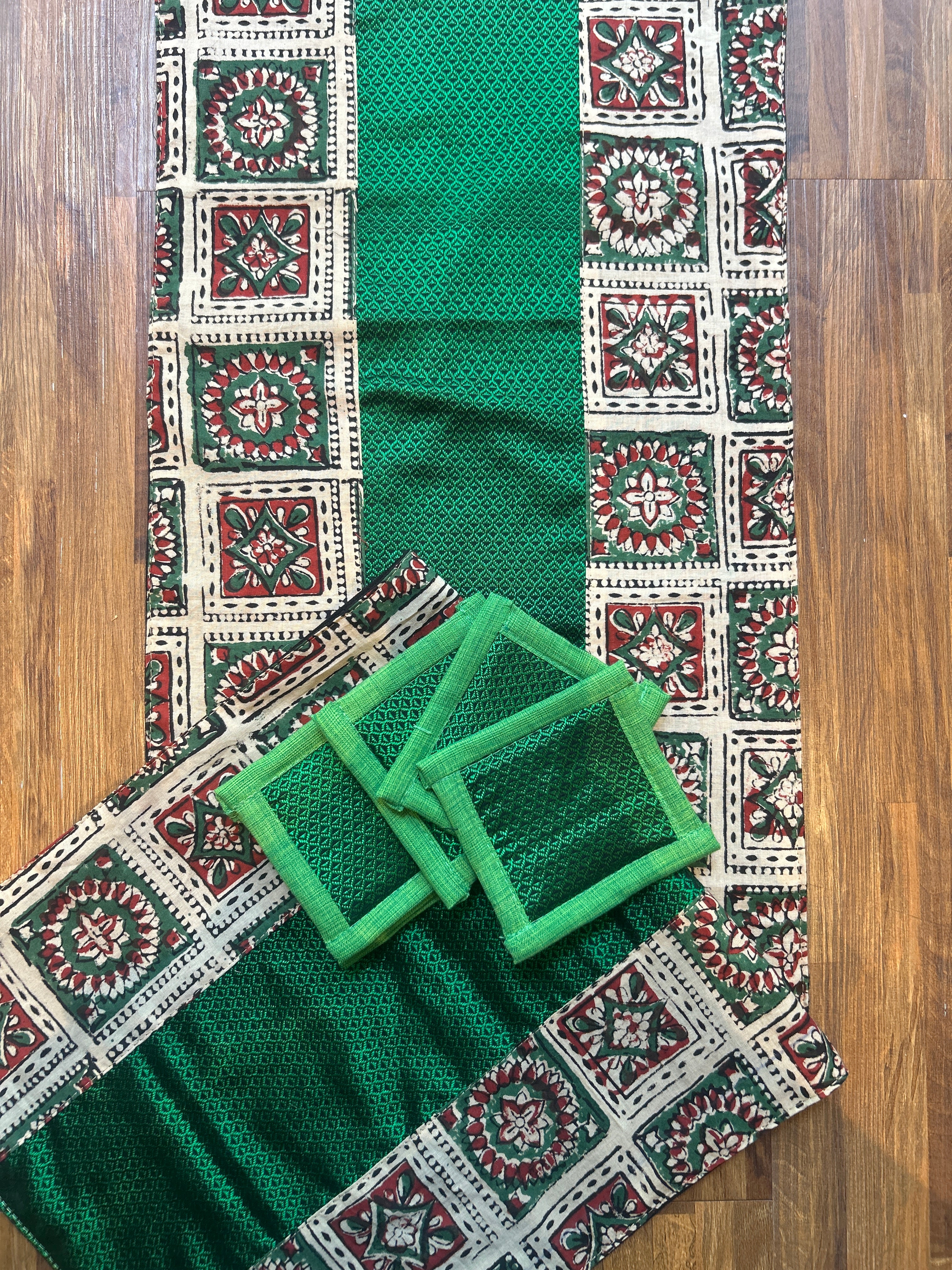 Table Runner & Tea Coaster Set