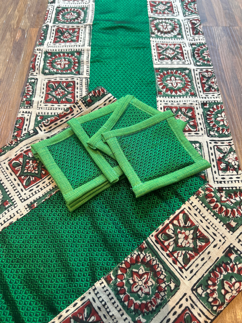 Table Runner & Tea Coaster Set