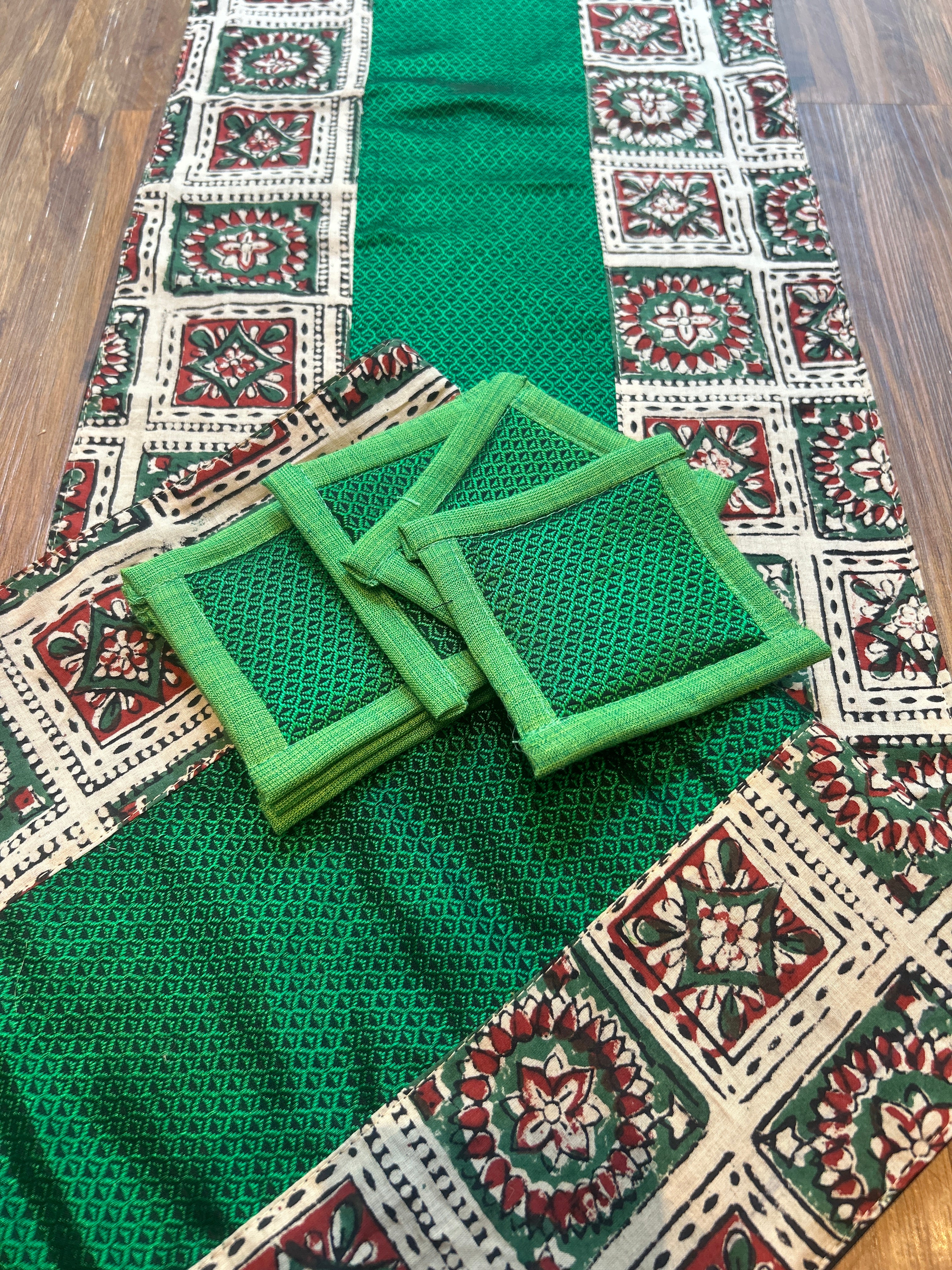 Table Runner & Tea Coaster Set