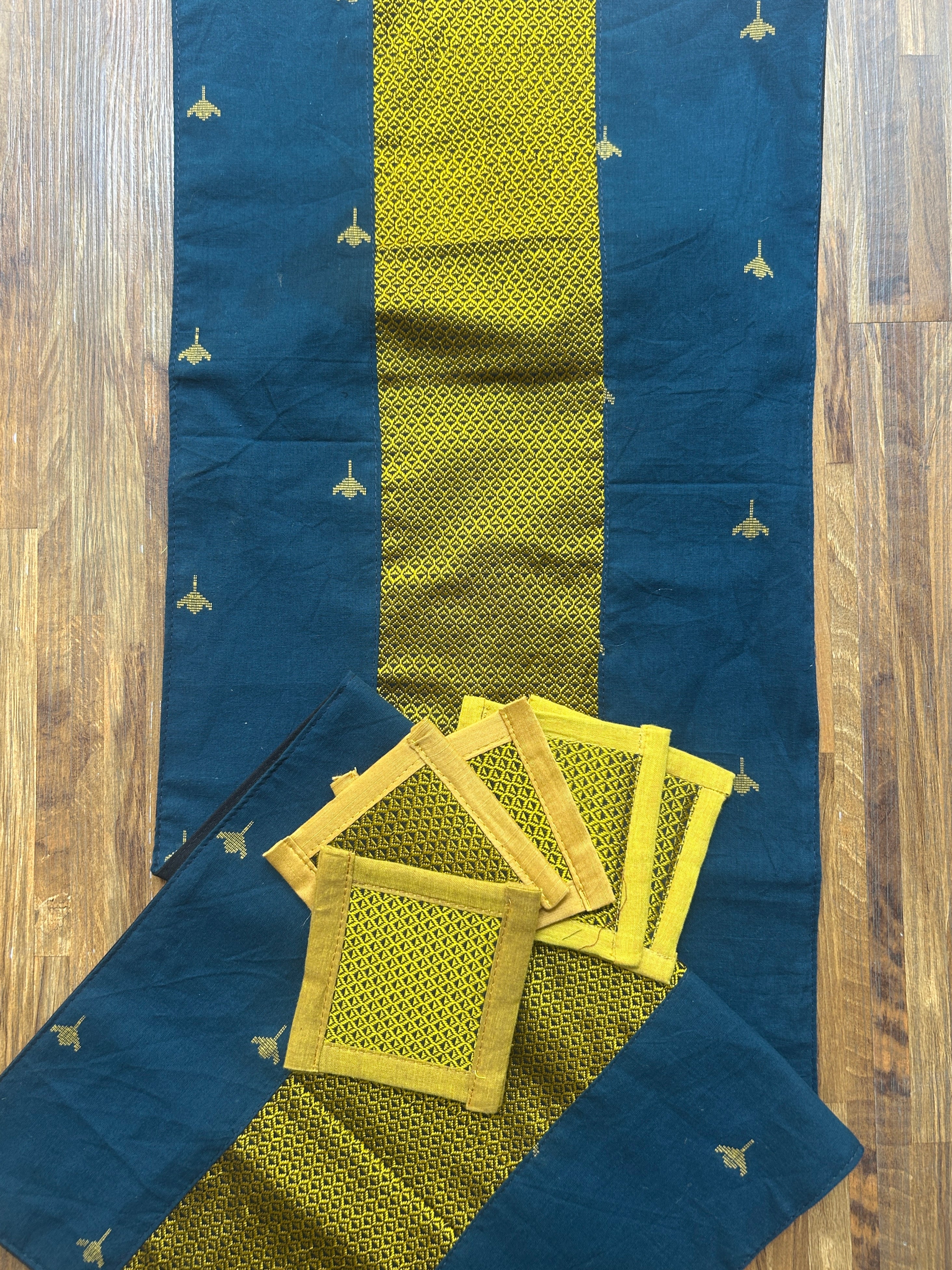 Table Runner & Tea Coaster Set