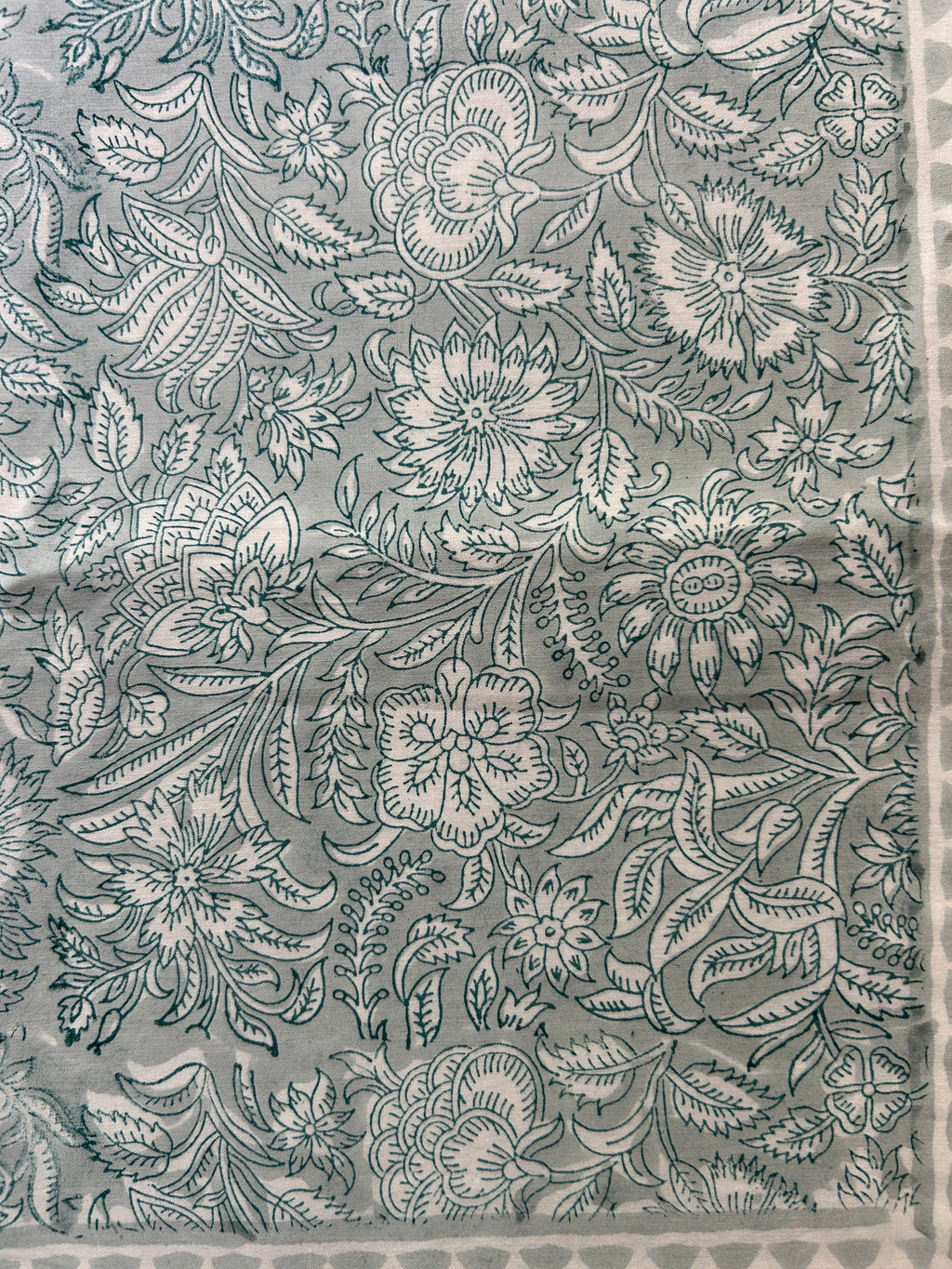Heritage Superfine Double Bedsheet - Greenish Grey