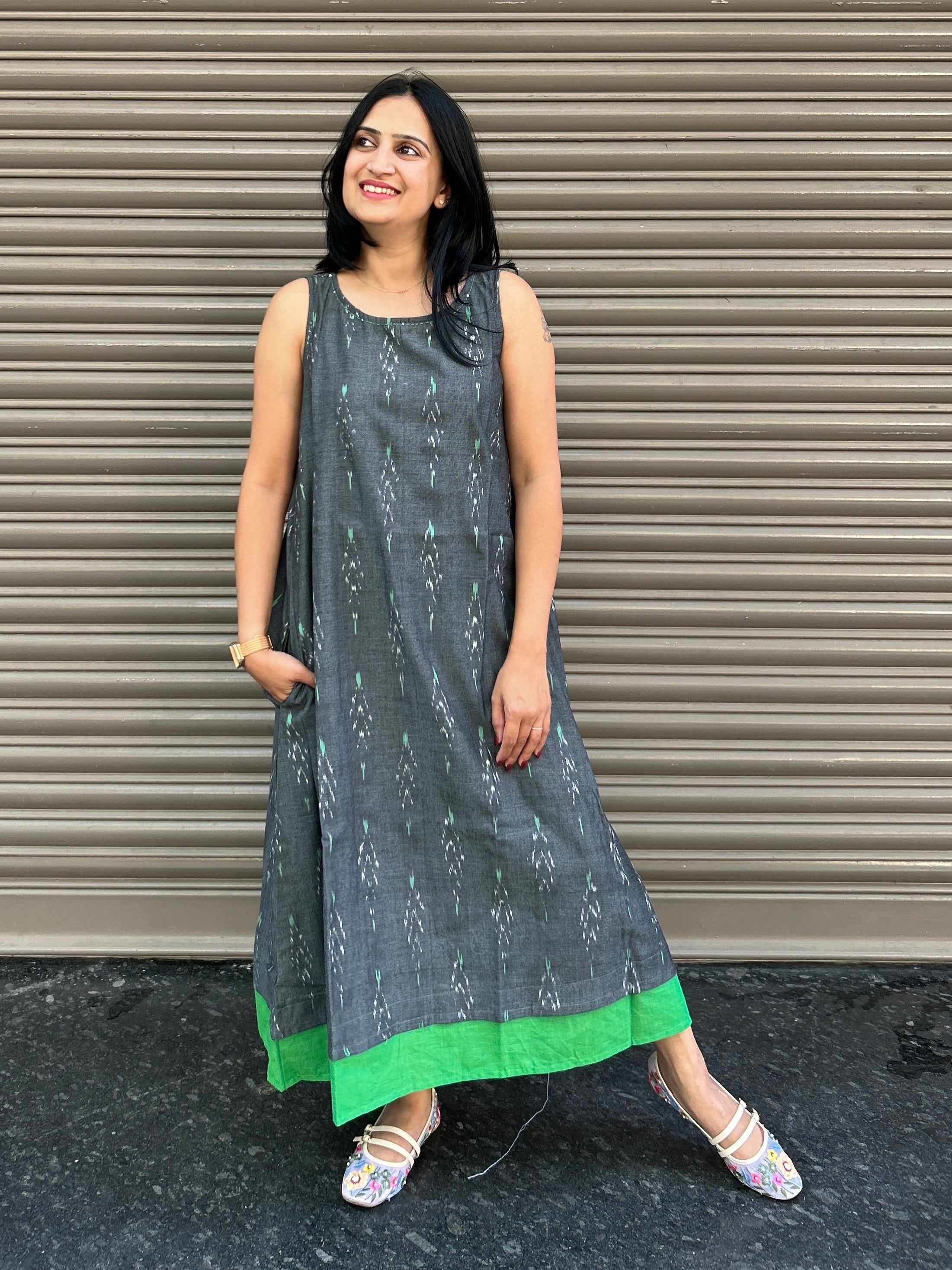 Woman's Casual Dress - Grey