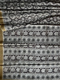 Kalamkari Chanderi Silk Saree - Black