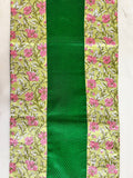 Falling Table Runner - Green + Green Khun