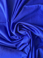 Rose Border Soft Silk Saree - Royal Blue