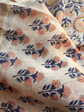 Baagru Chanderi Silk saree - Blue
