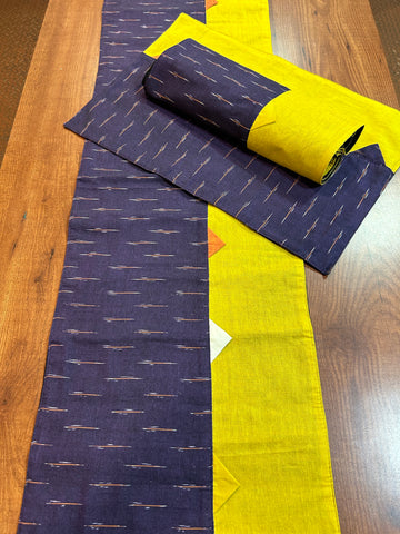 Table Mat & Table Runner Set - Purple Ikat