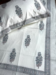 Heritage Single Bedsheet - Grey