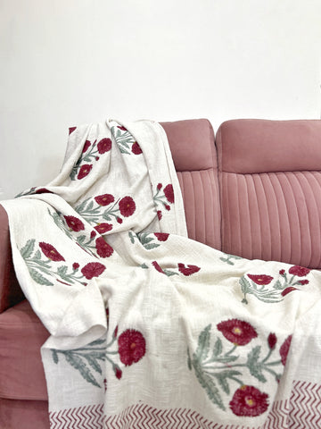 Heritage Block Printed Sofa Throws