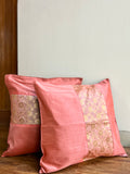 Festive Cushion Cover - Peach