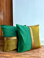 Khun Cushion Cover - Yellow + Green